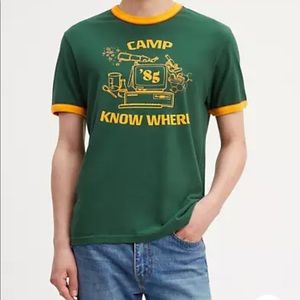 Levi’s Stranger Things Ringer Tee Shirt Mens Small Excellent Condition!